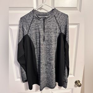 Half zip work out pullover jacket